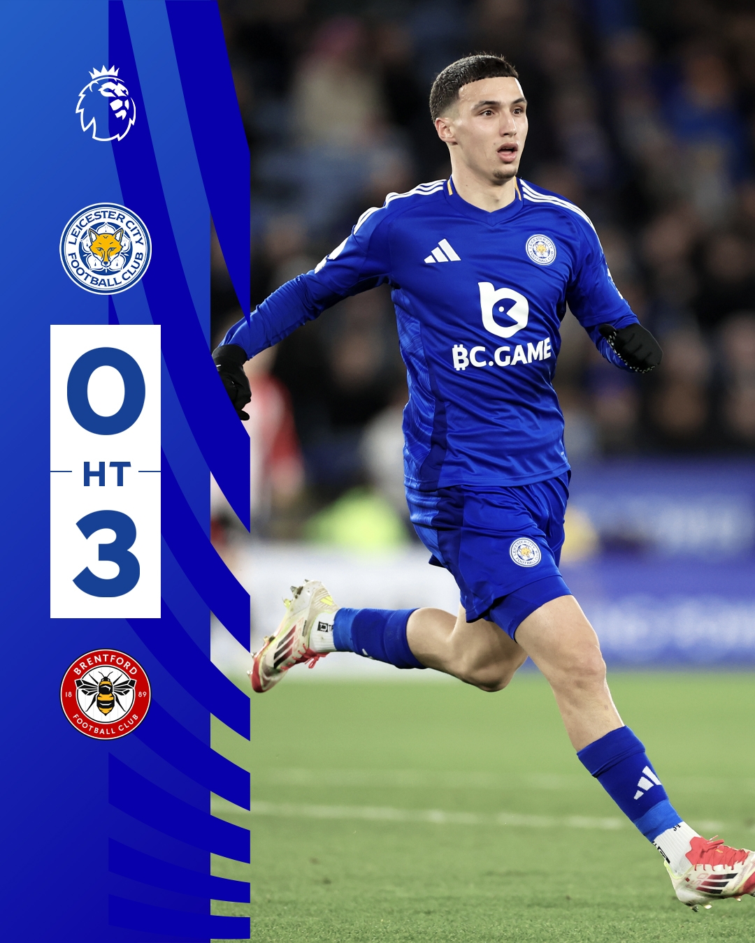半場(chǎng)0-3!萊斯特若不進(jìn)球輸球,將主場(chǎng)6連敗0進(jìn)球創(chuàng)歷史最糟戰(zhàn)績(jī)